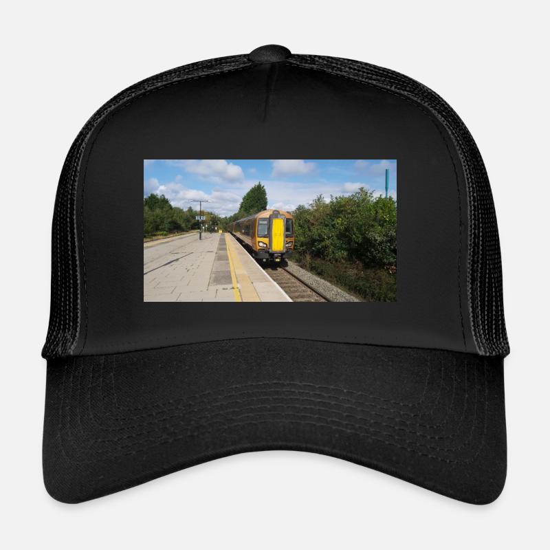 Railway Train Approach 001 Trucker Cap