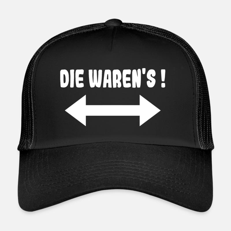 Die Warens Partnerlook Drillinge Trucker Cap