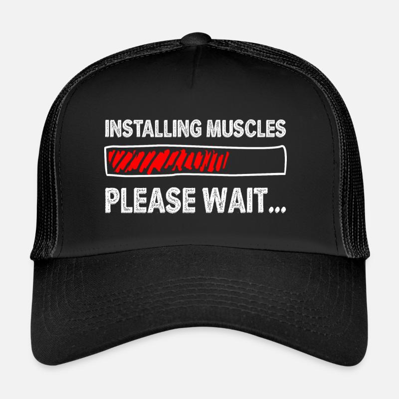 Please Wait Trucker Cap
