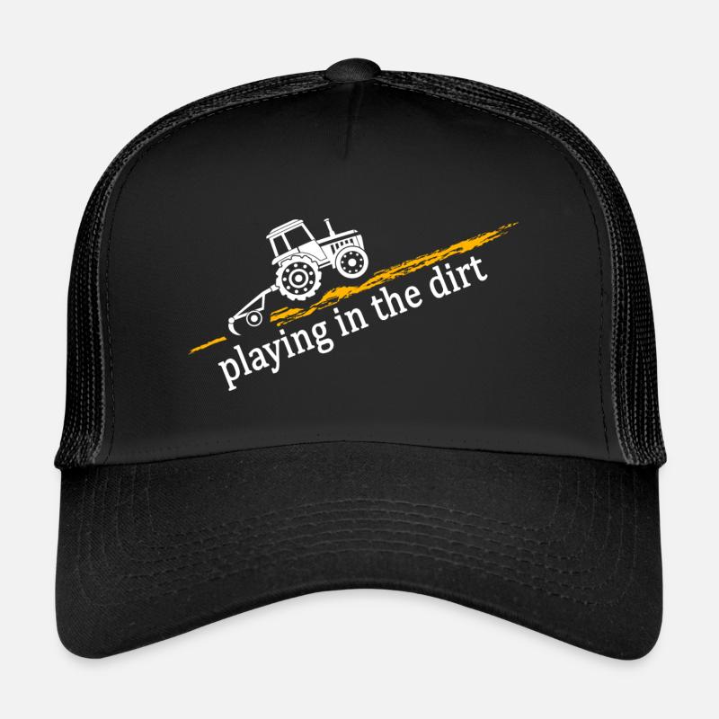 Traktor "dirty Traktorfahrer" Landwirt Acker Feld Trucker Cap