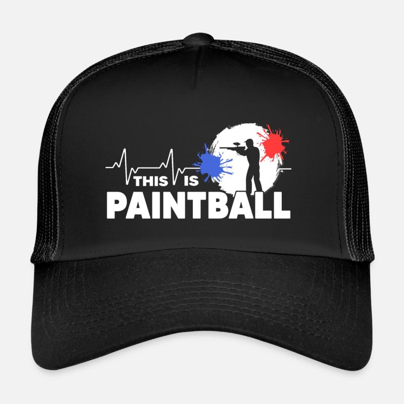 Paintball Gotcha Paintball Player Trucker Cap