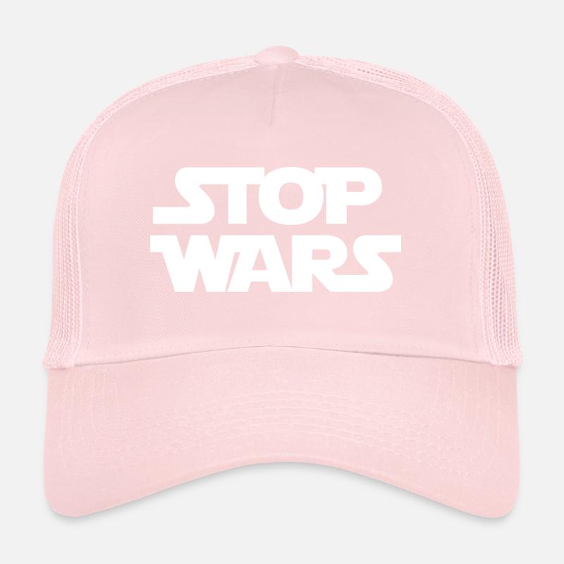 Stop Wars (blanc) Casquette trucker 