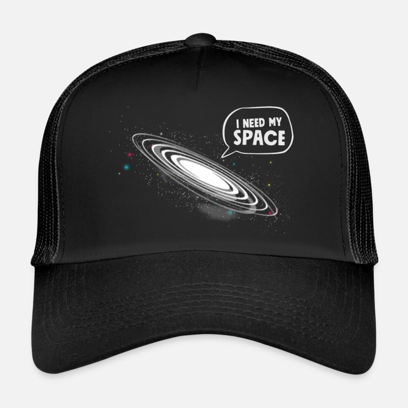 Funny Astronomy Astronaut I Need My Space Trucker Cap