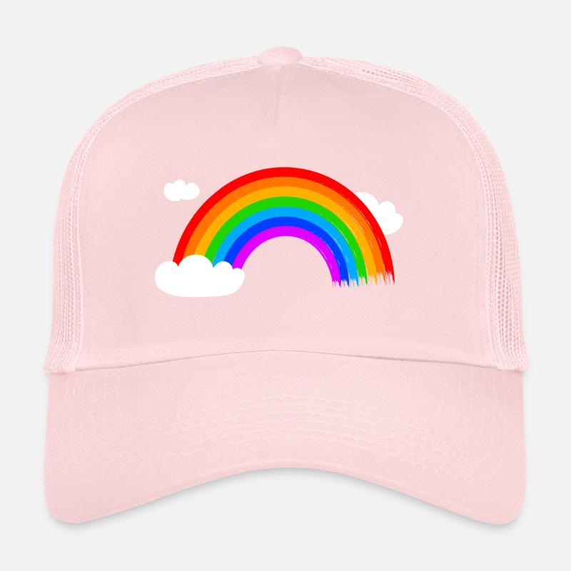 Arc-en-ciel Casquette trucker 