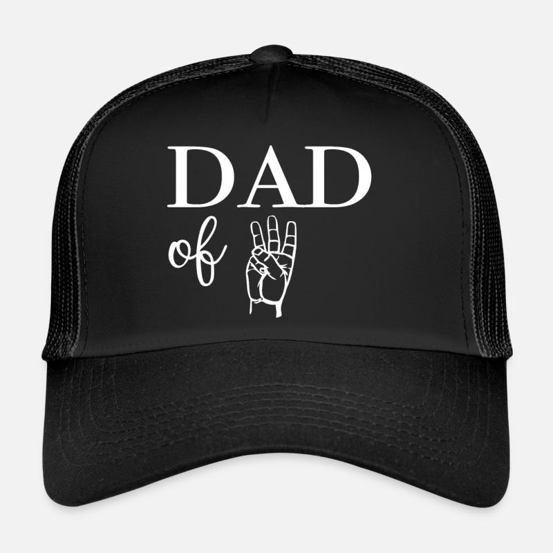 Papa de trois enfants Casquette trucker 