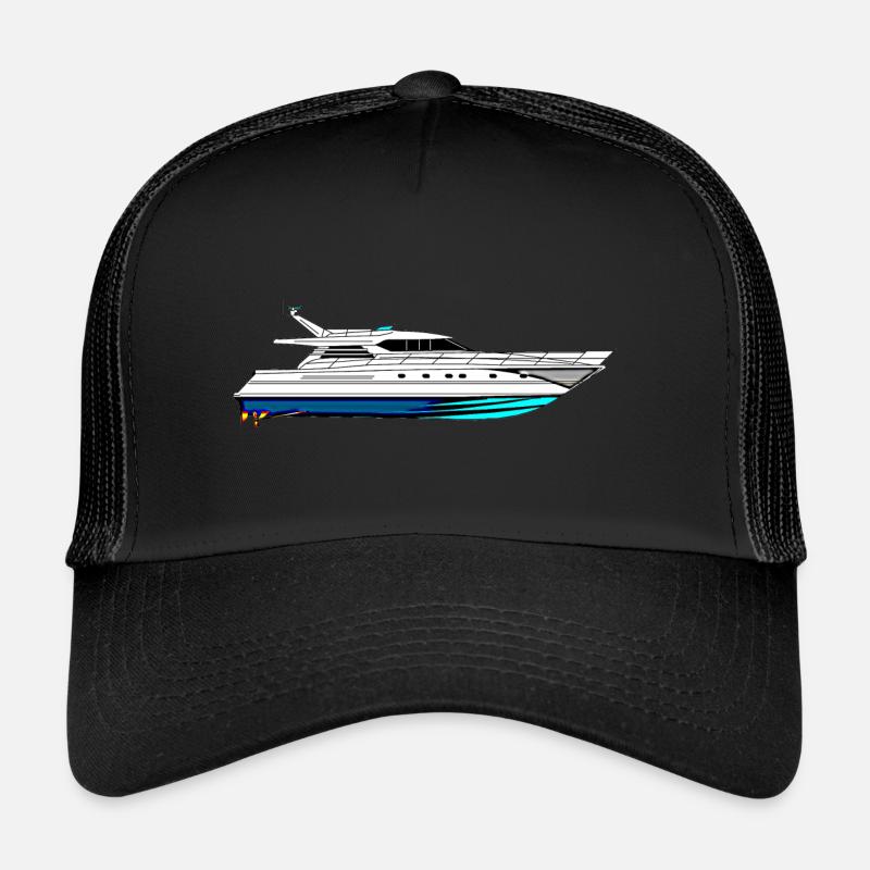 Schnell Boot - Trucker Cap - Schwarz/Schwarz