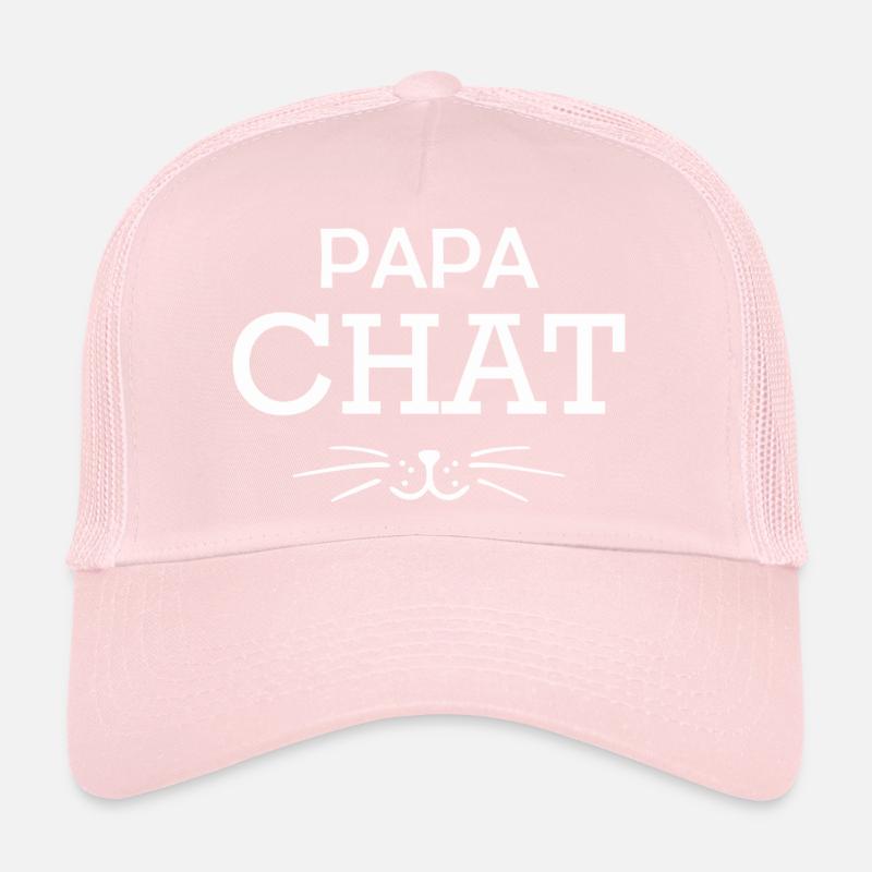 papa chat Casquette trucker 