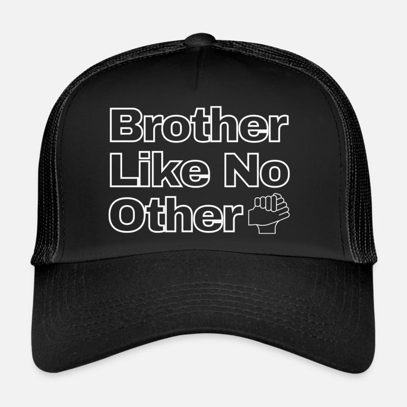 Frère pas comme les autres - Casquette trucker  - noir/noir