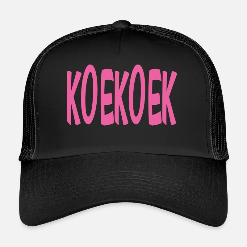 Coucou rose/rose Casquette trucker 