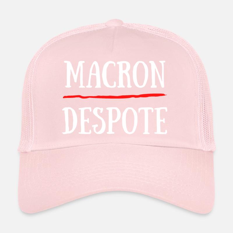 Macron Despote Pass Sanitaire Covid Casquette trucker 