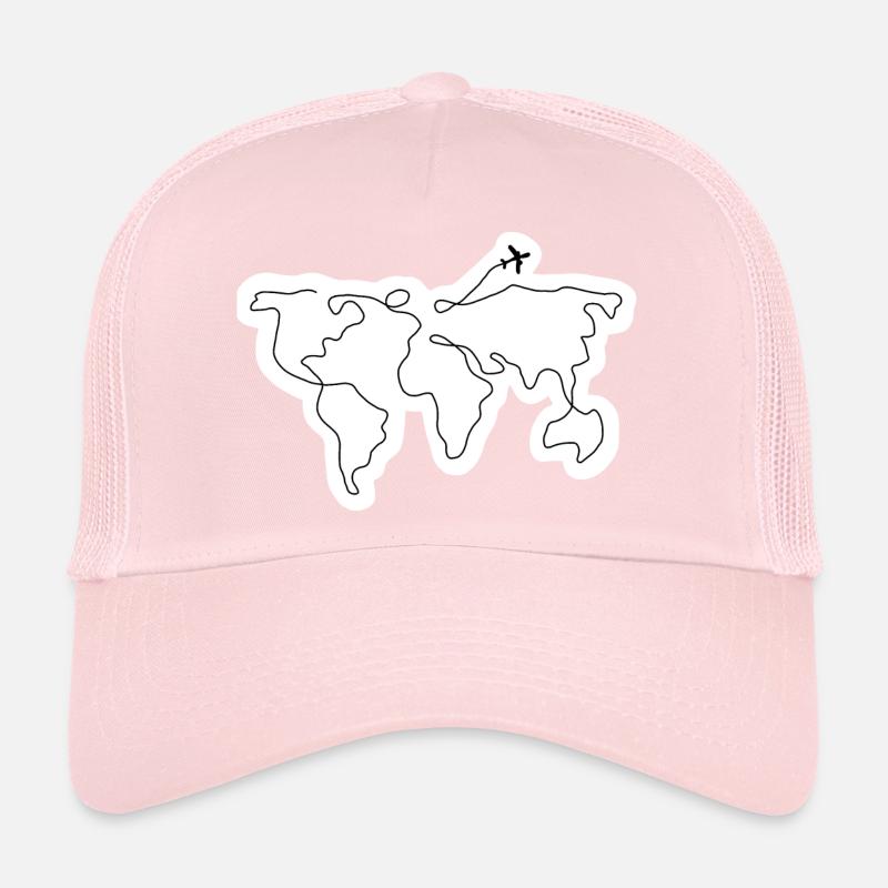 World Map Trucker Cap