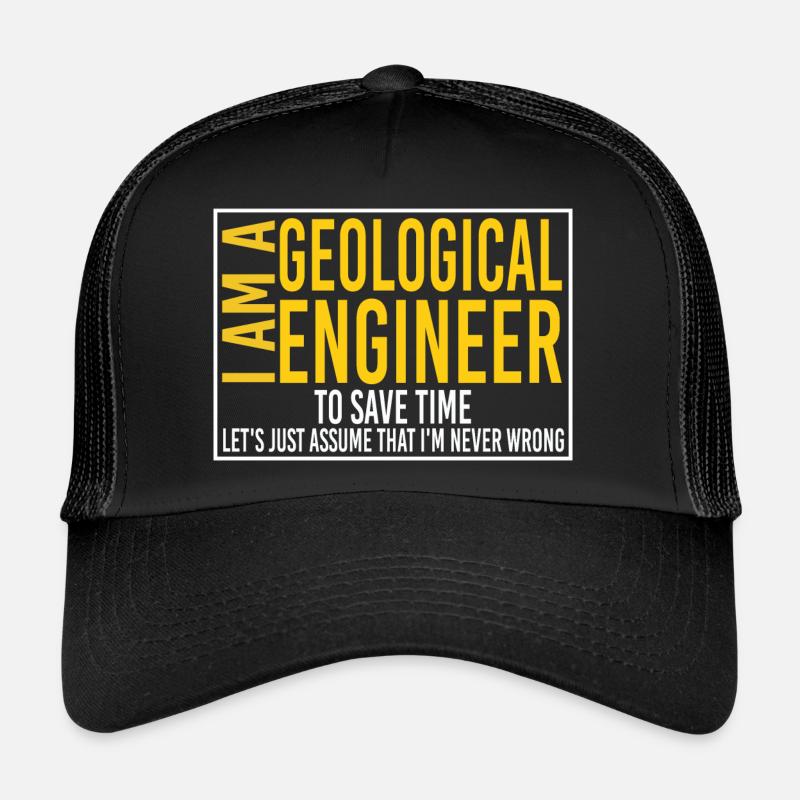 Geological engineer -funny Geological engineer Trucker Cap