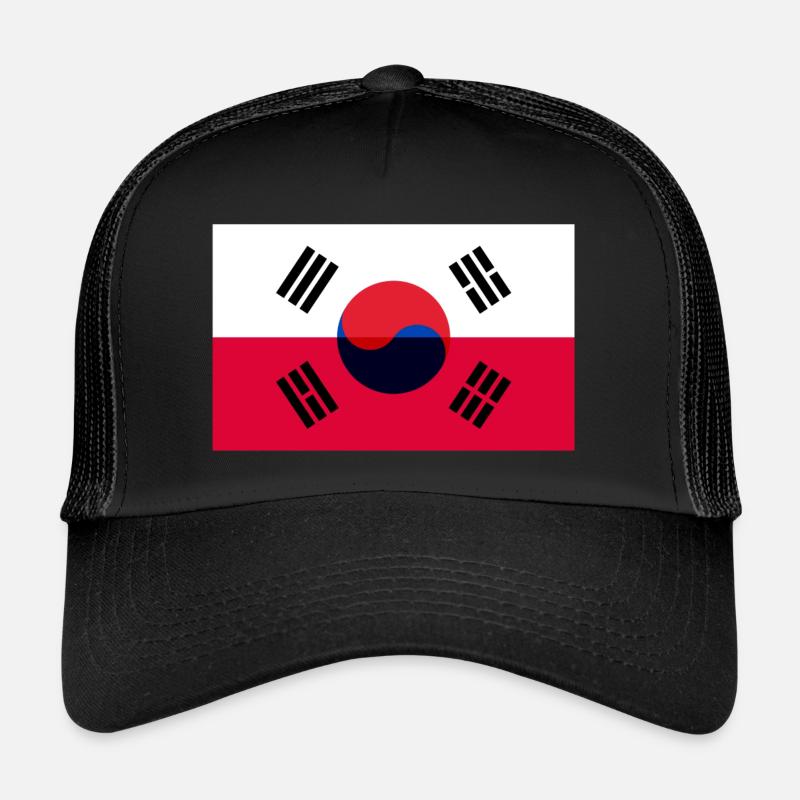 Pologne Corée Casquette trucker 