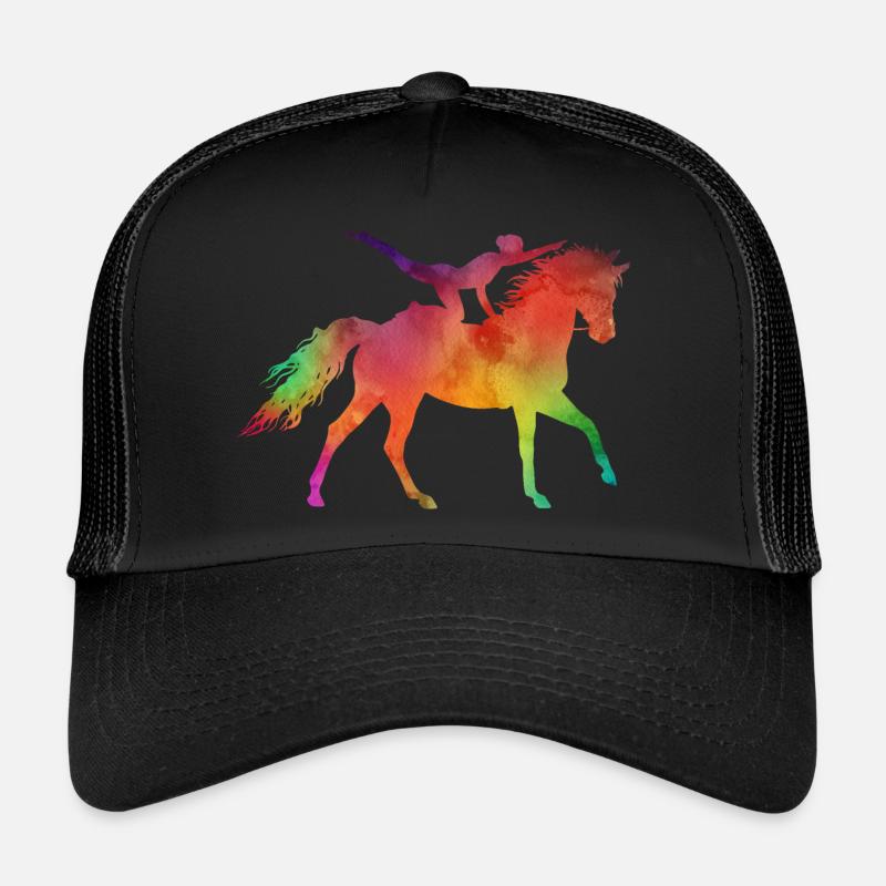 Aspect de l’aquarelle voûtée Casquette trucker 