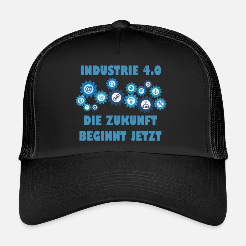 Industrie 4.0 Die Zukunft beginnt jetzt Geschenk Trucker Cap