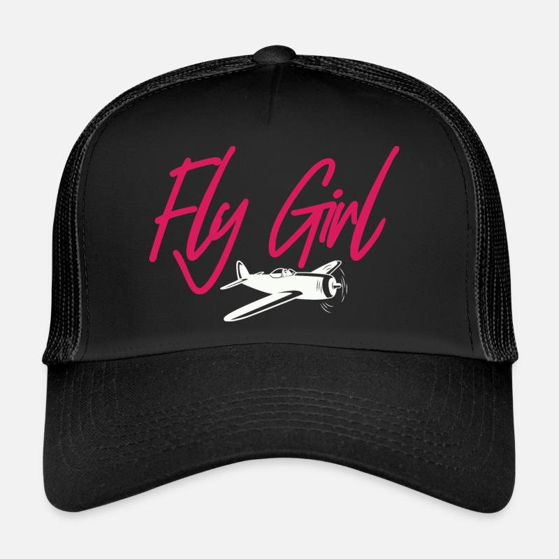 Fly Girl Aviation Pilot Trucker Cap