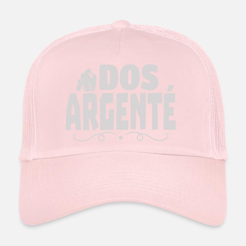dos argenté Casquette trucker 