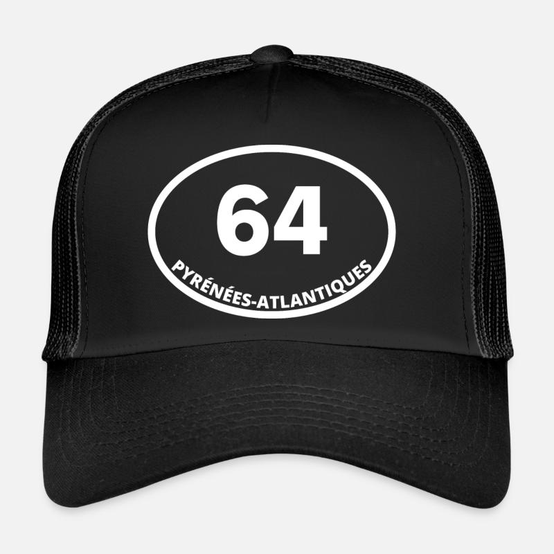 64 pyrénées-atlantiques Casquette trucker 