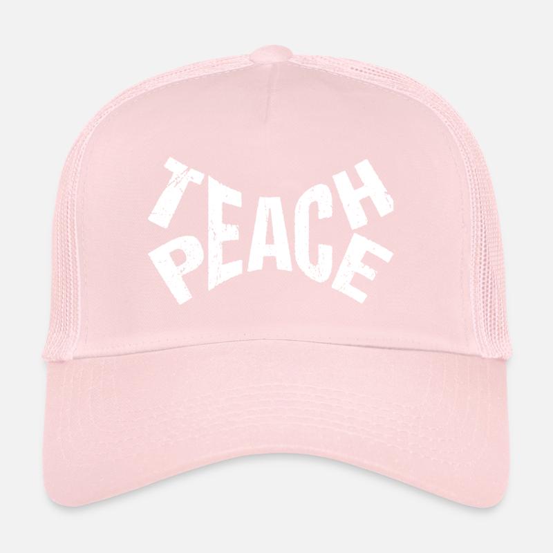 Teach Peace Trucker Cap