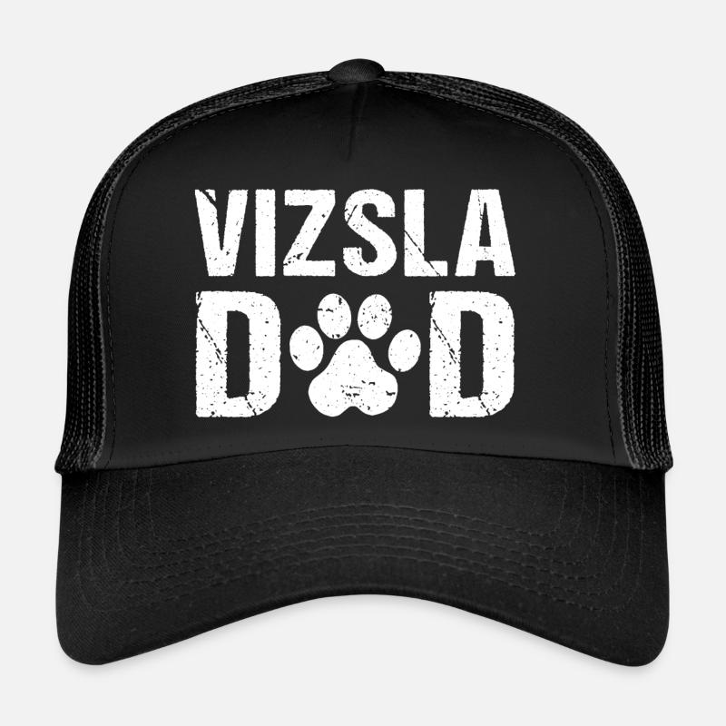 Vizsla Dad Magyar Vizsla - Trucker Cap - Schwarz/Schwarz