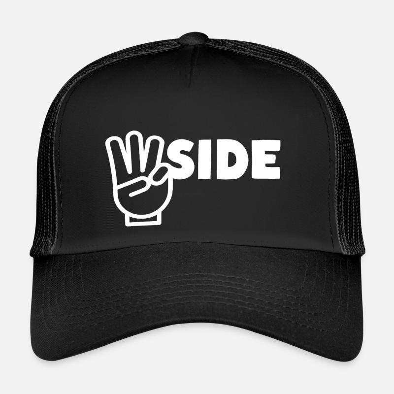 Signe du doigt Westside W Casquette trucker 