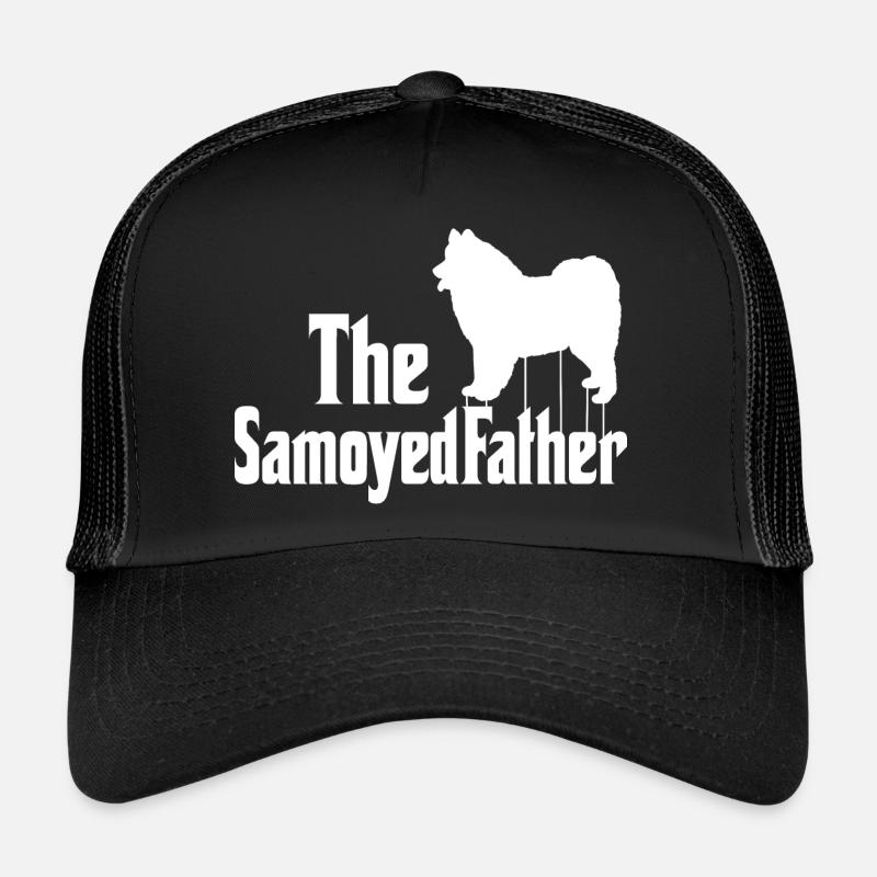 Drôle de Samoyède Maître Parodie Samoyède Casquette trucker 