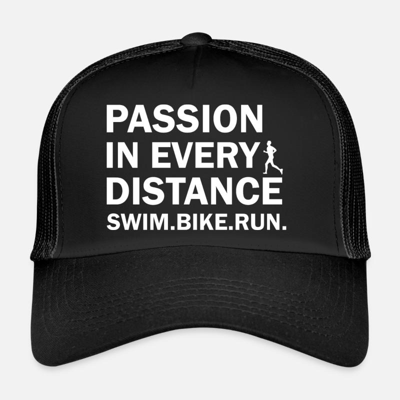Triathlon Natation Vélo Run Marathon Casquette trucker 