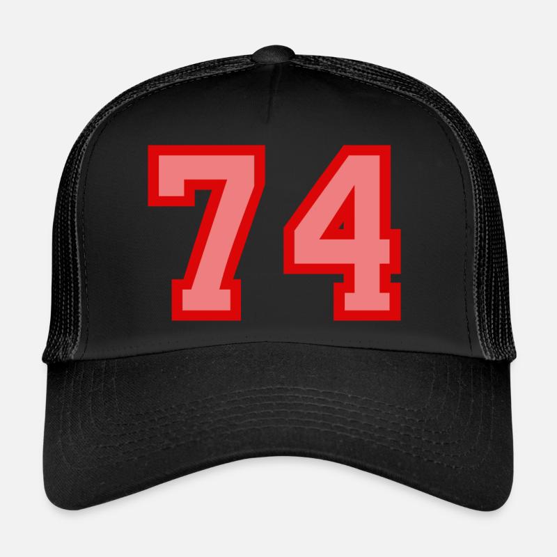 Cool Retro Retrostyle Jersey Number Back Number Trucker Cap