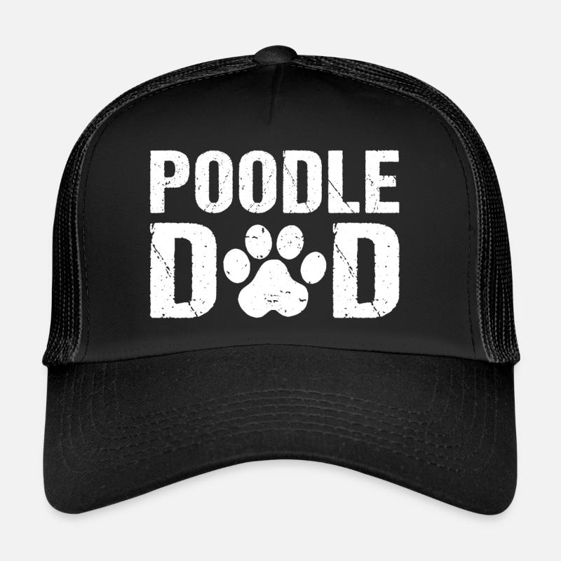 Poodle Dad Pudel Hunde Trucker Cap