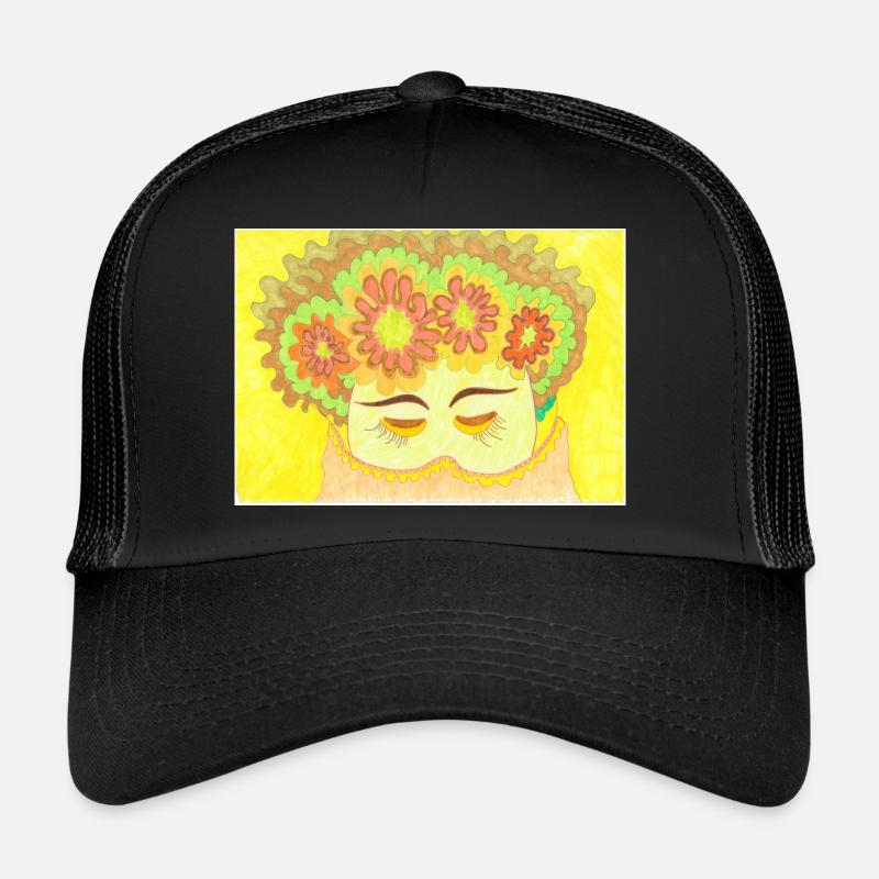 JasminEs World - Trucker Cap - Schwarz/Schwarz