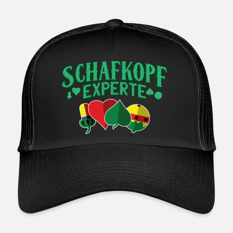 Schafkopf Experte Schafkopf Symbole Trucker Cap