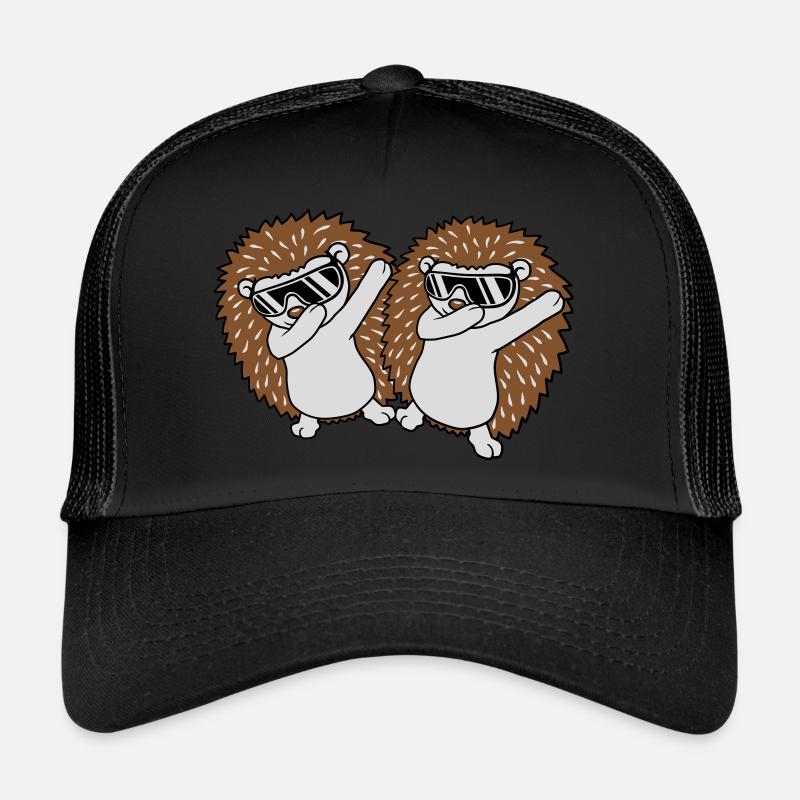 2 dabbing Igel Freunde Trucker Cap