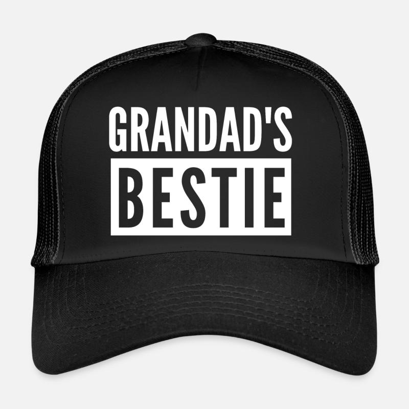 GRANDAD'S BESTIE - Trucker Cap - black/black