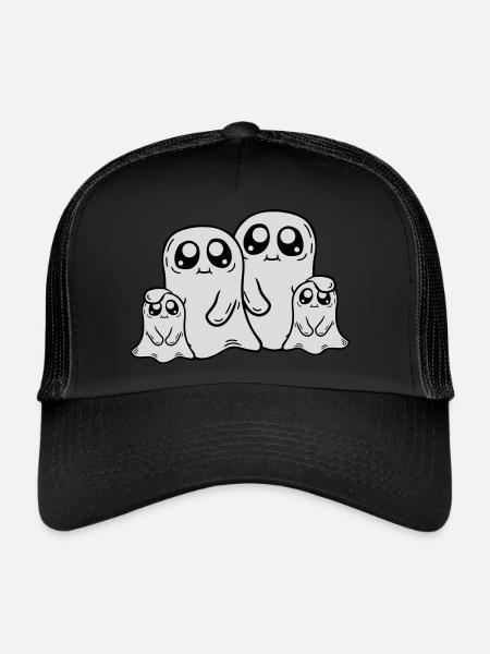 Parents Enfants Fantômes Famille - Casquette trucker  - noir/noir - Devant