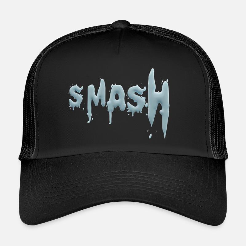 Smash - Trucker Cap - Schwarz/Schwarz