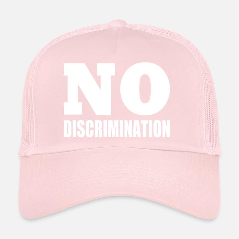 no discrimination Casquette trucker 