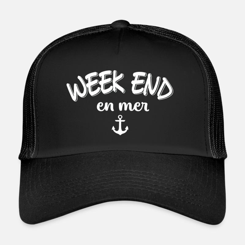 week end en mer Casquette trucker 