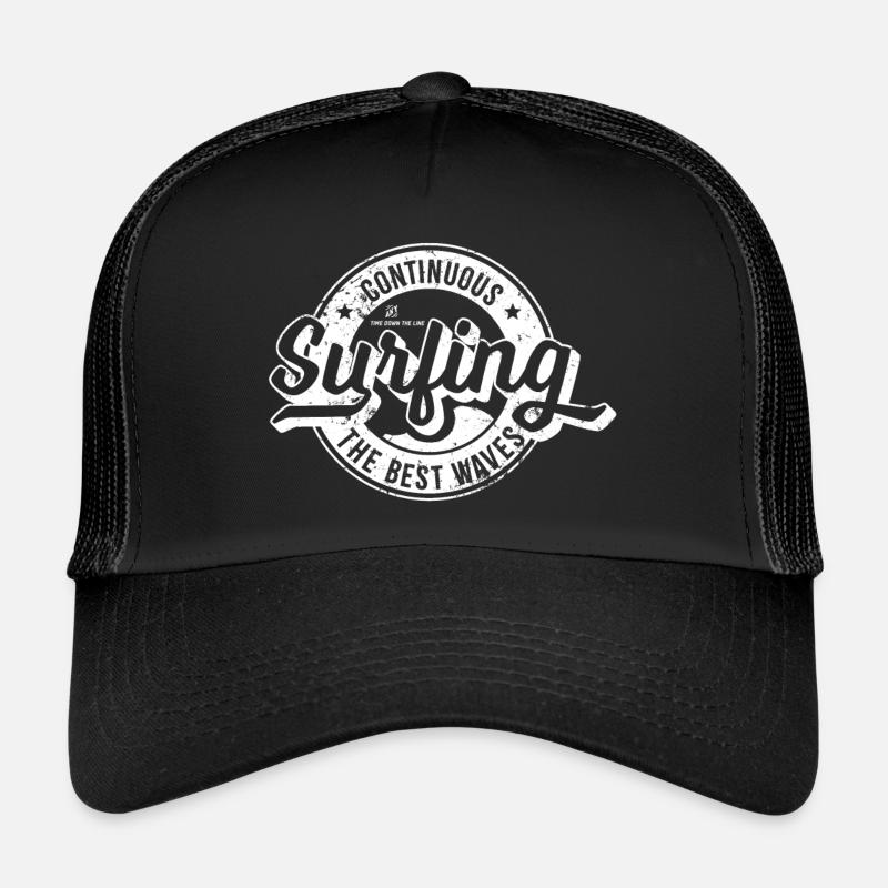 Denim Surflabel Vintaged Trucker Cap