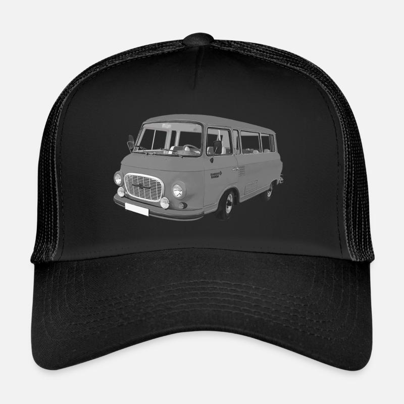 Barkas B1000 Bus DDR Chemnitz Sachsen Oldtimer - Trucker Cap - black/black