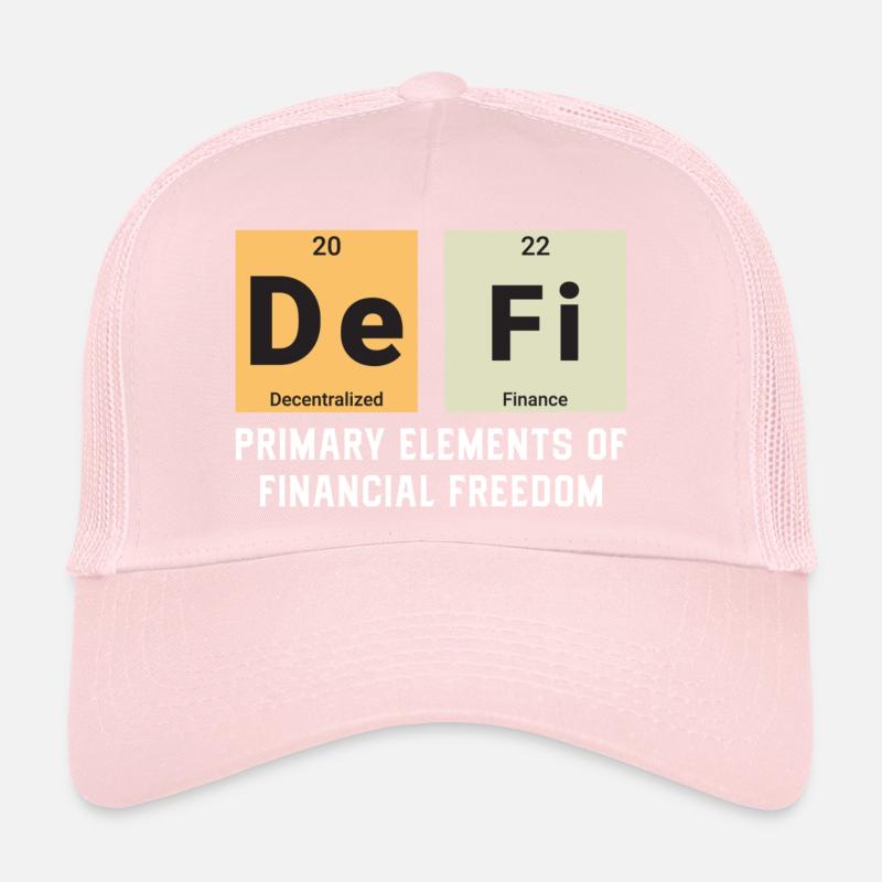 Defi, decentralized finance Trucker Cap