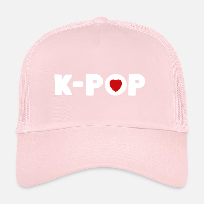 K-Pop Amateur de musique pop coréenne Casquette trucker 