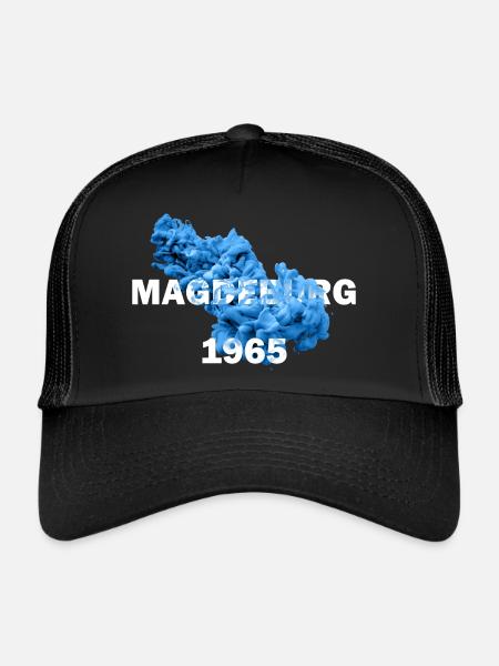 Magdeburg 1965 - Trucker Cap - Schwarz/Schwarz