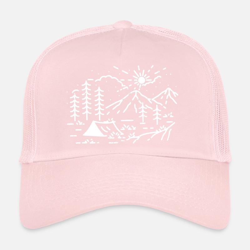 Camping Zelten Natur Trucker Cap