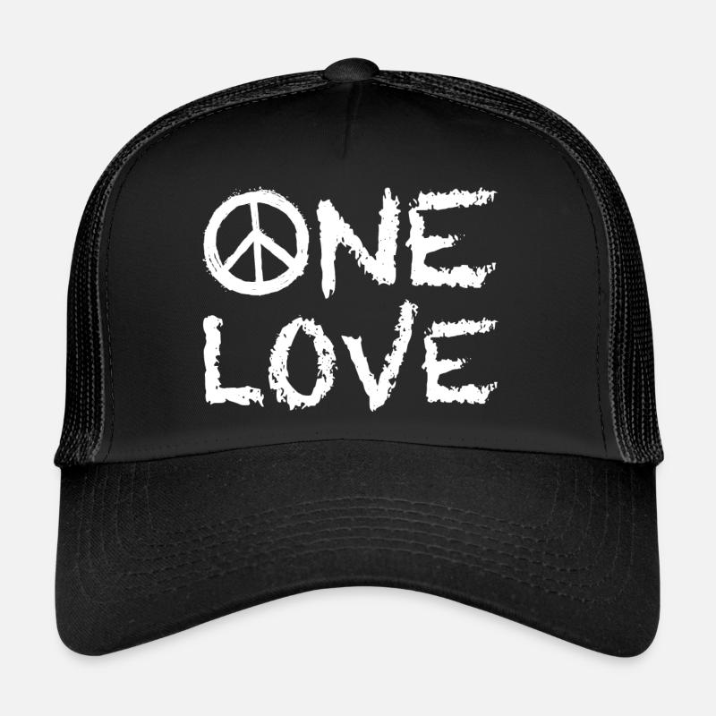 One Love Peace Trucker Cap