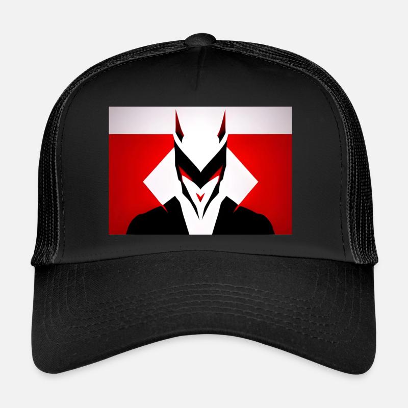 Le diable dans les détails - Casquette trucker - noir/noir