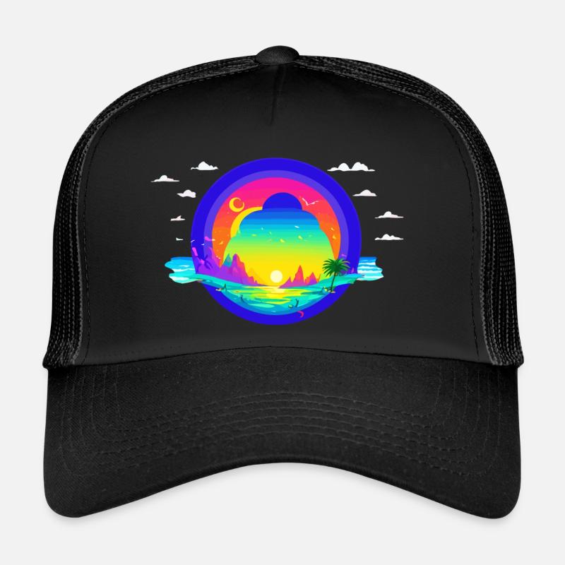 Sunset beach Trucker Cap