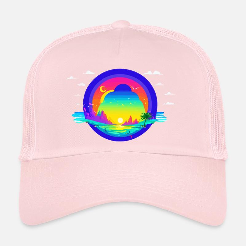 Sunset beach Trucker Cap