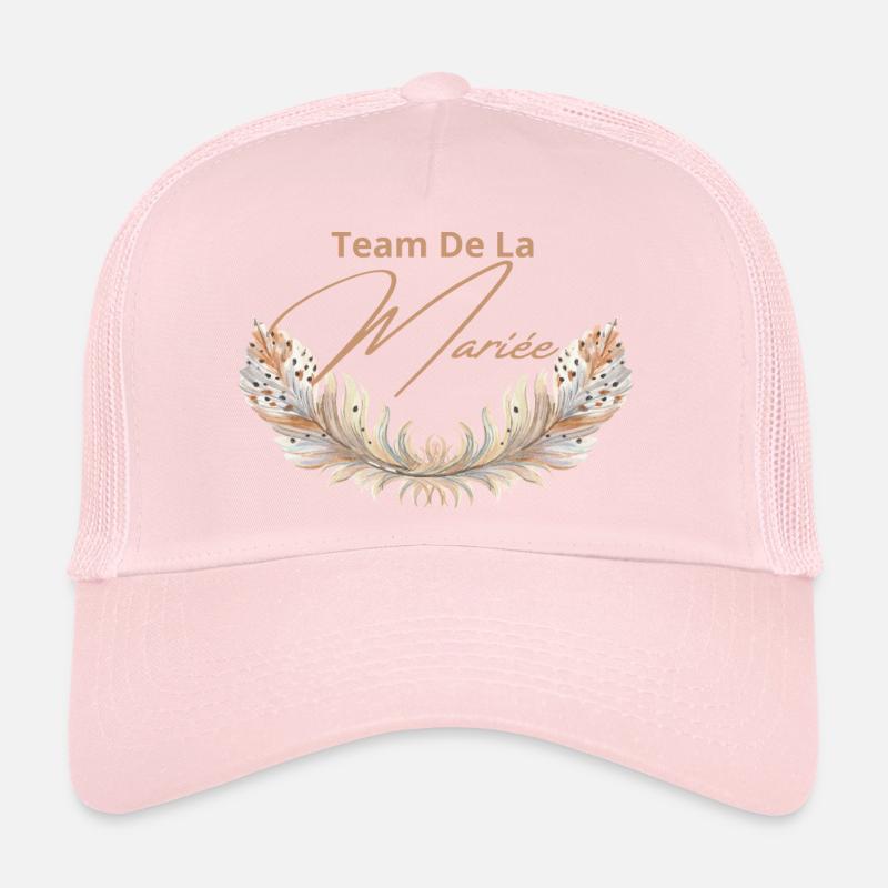Team de la mariée floral Casquette trucker 
