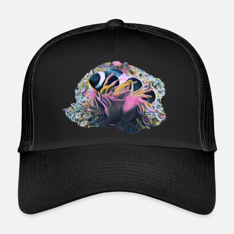 Clownfisch - Trucker Cap - Schwarz/Schwarz