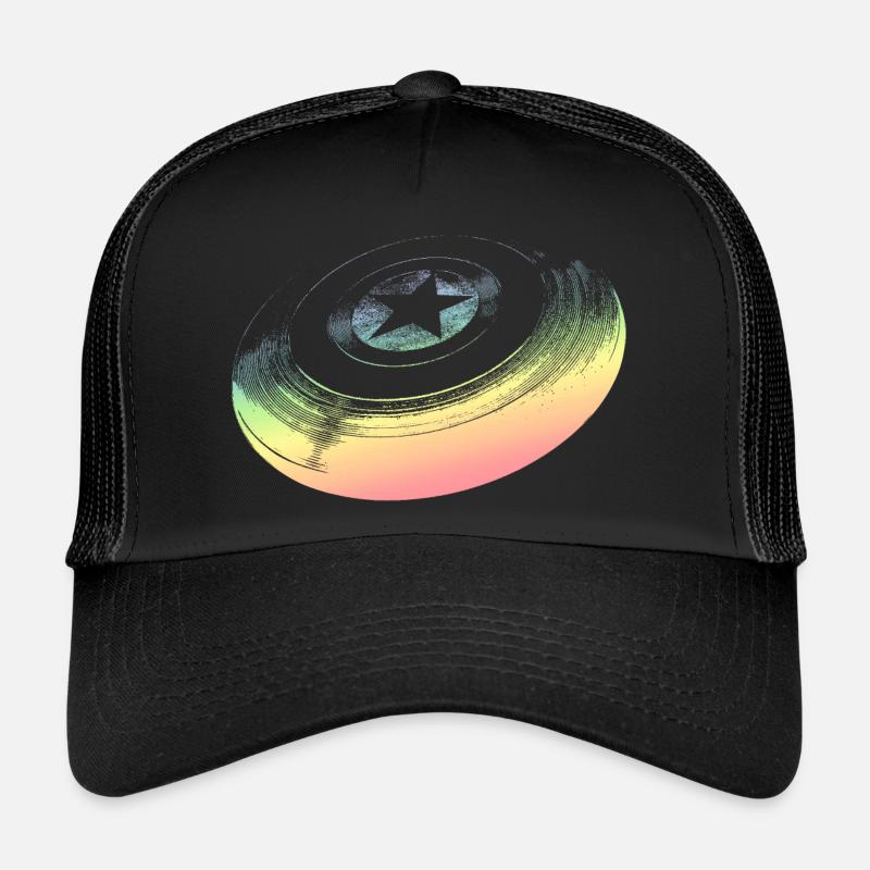 Frisbee - Trucker Cap - Schwarz/Schwarz
